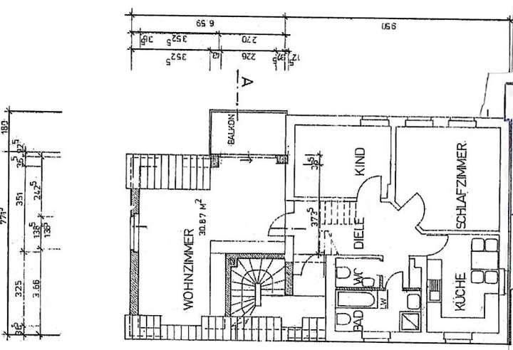 Grundriss Obergeschoss
