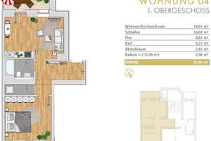 Luxussaniertes Denkmal  2-Raum-Wohnung - Einbauküche, Balkon, Parkett, CAT-7-Netzwerk, Abstellraum – Fürstenstraße 60, 9130 Sonnenberg, Chemnitz – Vorschaubild 26