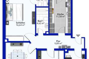 Bezugsfertige Altbauwohnung mit Einbauküche, zwei Bädern und weiteren Highlights – Die vollständige Adresse der Immobilie erhältst du vom Anbieter., 38118 Westliches Ringgebiet, Braunschweig – Vorschaubild 7