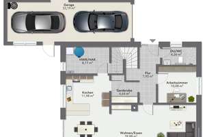 Modernes KfW-55 Einfamilienhaus mit
Kapitänsgiebel, Doppelgarage und hochwertiger Ausstattung – Die vollständige Adresse der Immobilie erhältst du vom Anbieter., 21271 Hanstedt – Vorschaubild 17
