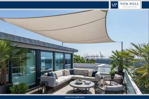 Eigener Strandzugang: Penthouse-Maisonette an der Elbe!