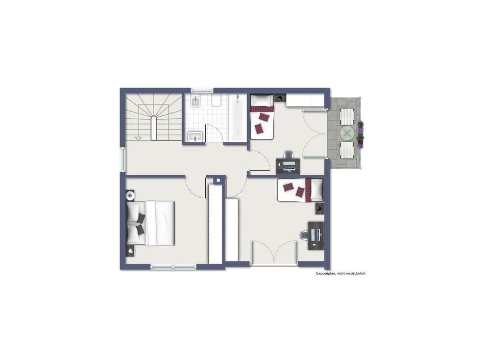 Grundriss Obergeschoss