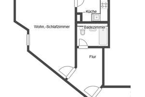 Bezugsfreie 1-Zimmer-Wohnung mit einem Außenstellplatz in gefragter Lage – Die vollständige Adresse der Immobilie erhältst du vom Anbieter., 14197 Schmargendorf, Berlin – Vorschaubild 13