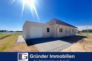 Provisionsfrei für Käufer: Exklusiver KFW 40-Walmdachbungalow am See - Traumhaft – Emsland (Kreis) – Vorschaubild 1