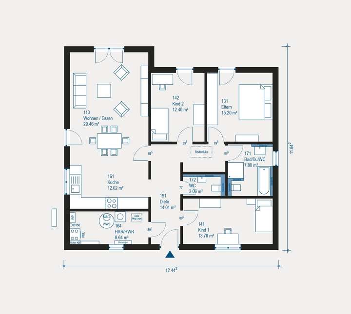 Grundriss veränderbar