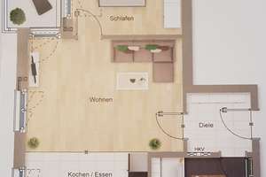 Provisionsfrei – Stilvolle 2-Zimmer-Wohnung (2020) mit Westbalkon in München-Sendling-Westpark – Die vollständige Adresse der Immobilie erhältst du vom Anbieter., 81369 Mittersendling, München – Vorschaubild 12
