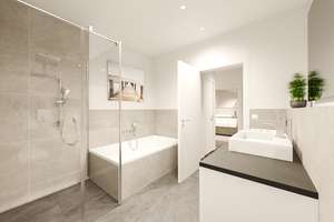 SONNTAGSBESICHTIGUNG | 3-Zi.-Wohnung im Staffelgeschoss mit sonniger Dachterrasse im Linde-Quartier – Am Sauerstoffwerk 1, 55246 Mainz-Kostheim, Wiesbaden – Vorschaubild 2