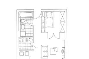 TOP LAGE VERMIETETE  1,5 ZIMMER WOHNUNG 1.OG OHNE AUFZUG ERBPACHT TIEFGARAGE SEPARAT – 40597 Benrath, Düsseldorf – Vorschaubild 13