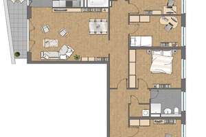 Exklusive 5-Zi.-Wohnung mit zwei Balkonen, EBK, großzügigem Tageslichtbad und Gästebad! – Europa-Allee 138, 60486 Gallus, Frankfurt am Main – Vorschaubild 14