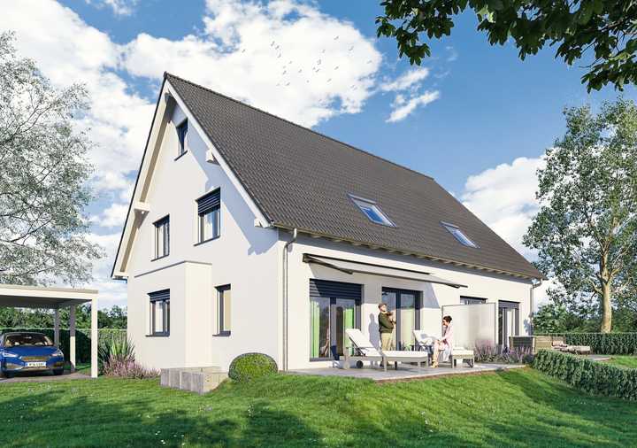 Doppelhaushälfte - Rechte Seite - Erstbezug - Neubau mit Carport und komplett Schlüsselfertig - Bode