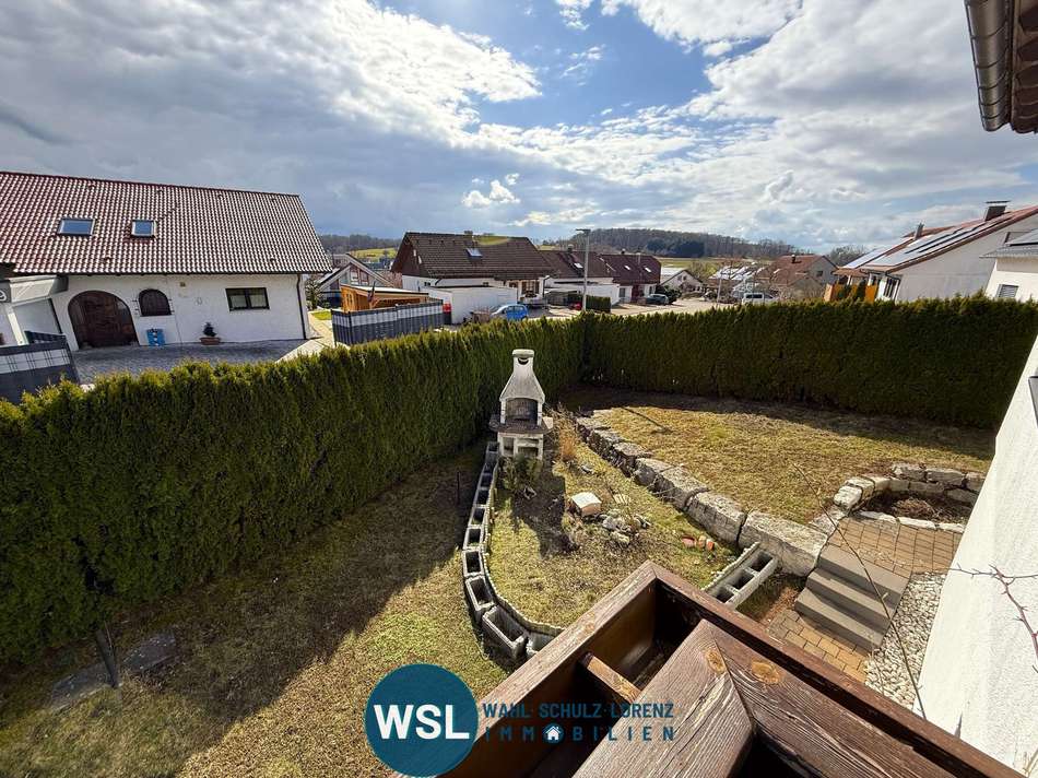 Blick vom Balkon