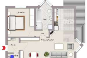 Alltagstaugliche 2-Zimmer-Wohnung in Erbach – Am Krebsbach 3-5, 64711 Erbach – Vorschaubild 7