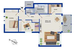 Wohnen in der Berliner Vorstadt in Potsdam - 3-Zi. Wohnung mit Balkon, Gäste WC und TG-Stellplatz – Die vollständige Adresse der Immobilie erhältst du vom Anbieter., 14467 Berliner Vorstadt, Potsdam – Vorschaubild 16