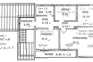 Helle, freundliche 3-Zi-Wohnung in 2-Fam-Haus mit Südbalkon in ruhiger, grüner Lage – Brunhildenstrasse 39, 85579 München (Kreis) – Vorschaubild 1