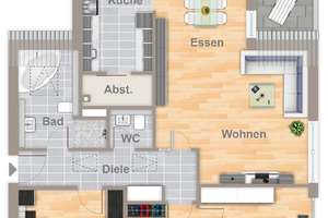NEU: Neuwertige 3- bis 4-Zimmer-Penthouse-Wohnung mit sonniger Dachterrasse – 51381 Quettingen, Leverkusen – Vorschaubild 14
