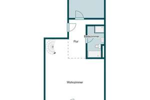 Lebendiges Loft in Nürnberg: 2-Zimmer-Wohnung mit Balkon – Die vollständige Adresse der Immobilie erhältst du vom Anbieter., 90427 Großgründlach, Nürnberg – Vorschaubild 3
