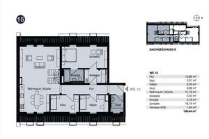 4-Raum Wohnung mit Weitblick von der 15 m² großen Dachterrasse – Die vollständige Adresse der Immobilie erhältst du vom Anbieter., 4315 Volkmarsdorf, Leipzig – Vorschaubild 5