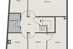 Frisch renovierte 4-Zimmer-Dachgeschosswohnung (69 m²) in Uerdingens Fußgängerzone – Die vollständige Adresse der Immobilie erhältst du vom Anbieter., 47829 Uerdingen, Krefeld – Vorschaubild 14