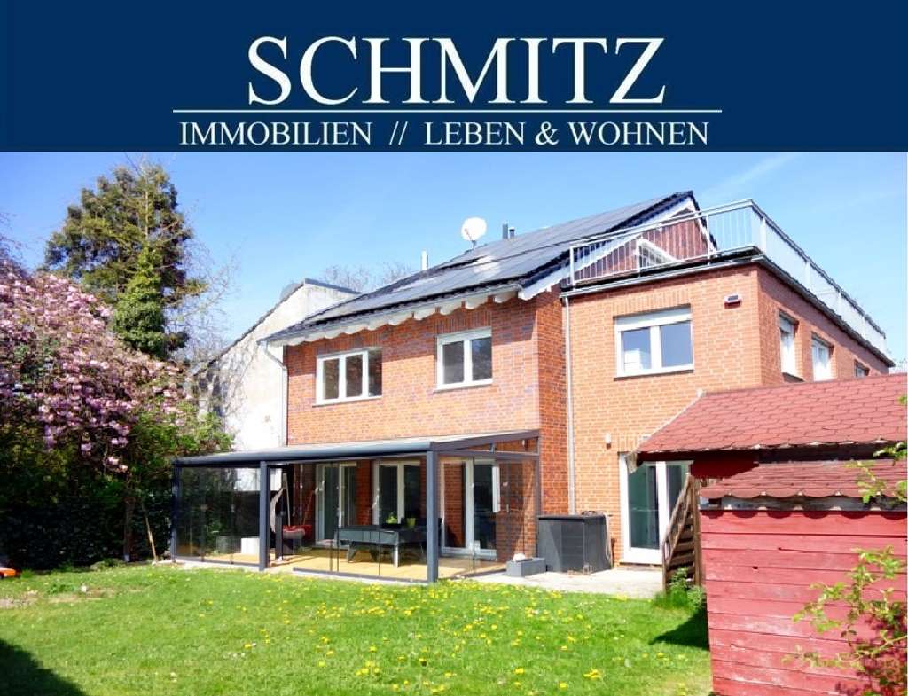 Willich - 5 Zi. DHH mit großer Dachterrasse, Garten in Südausrichtung, Solaranlage und PKW-Stellpl.
