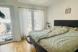 Schöne helle 3-Zimmerwohnung mit Balkon am Sternwartpark – Fleher Straße 29, 40223 Bilk, Düsseldorf – Vorschaubild 2