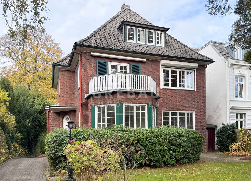 Kaffeemühle von Walther Baedeker! Familien-Villa mit Aufzug und Garten in bester Lage von Blankenese, Hamburg – Bild 1