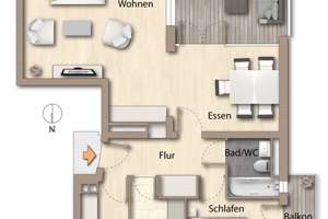 Kapitalanage! Renoviertes und gepflegtes Penthouse | Vermietet! PROVISIONSFREI – Die vollständige Adresse der Immobilie erhältst du vom Anbieter., 85764 Oberschleißheim – Vorschaubild 7