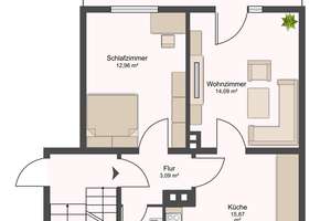 Vermietete 2,5-Zimmer-Erdgeschosswohnung mit Terrasse und direkter Parklage in Kiel-Elmschenhagen – Die vollständige Adresse der Immobilie erhältst du vom Anbieter., 24146 Elmschenhagen, Kiel – Vorschaubild 14