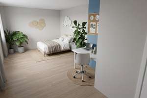Einzigartige möblierte Penthouse Wohnung mit 147m2 Terrasse, Sauna, offener Kamin – Welserstrasse 58, 90489 Veilhof, Nürnberg – Vorschaubild 9