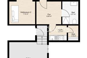 Wohnung mit Hauscharakter – großzügige Maisonette mit Terrasse & Balkon – 60529 Schwanheim, Frankfurt am Main – Vorschaubild 12