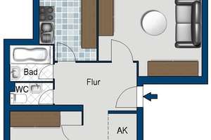 Schöne 2,5-Zimmer-Wohnung! – Halemweg 11, 13627 Charlottenburg-Nord, Berlin – Vorschaubild 2