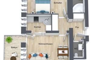 Premium 2-Zimmer-Wohnung in bester Lage! – 97072 Altstadt, Würzburg – Vorschaubild 13