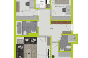 4-Zimmer Wohnung mit Loggia und Tiefgaragenstellplatz in Köln-Niehl – Die vollständige Adresse der Immobilie erhältst du vom Anbieter., 50735 Niehl, Köln – Vorschaubild 8