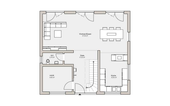 Grundriss Erdgeschoss