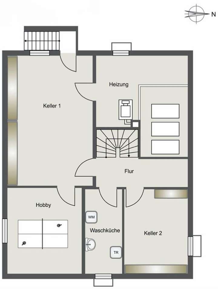 Grundriss Untergeschoss