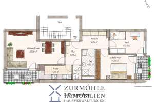 **3-Zi-ETW, 74 m², gut geschnitten, 2 Balkone, PKW-Stellplatz in bevorzugter Lage von Pforzheim** – Die vollständige Adresse der Immobilie erhältst du vom Anbieter., 75175 Südoststadt, Pforzheim – Vorschaubild 16