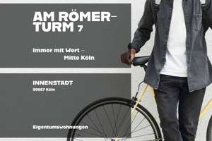 City-Lage pur! Möbelierte 2-Zimmer-Wohnung in der Kölner Innenstadt! Am Römerturm 7, WE 2