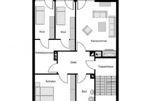 Haus im Finca-Style mit Garten + Terrasse + Balkon + Kamin + Doppelgarage – Bochum – Vorschaubild 45