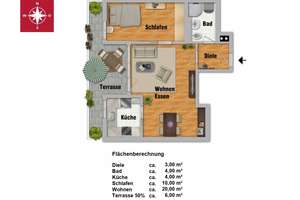 Charmante Dachgeschosswohnung mit sonniger Dachterrasse in gepflegter Wohnanlage – Die vollständige Adresse der Immobilie erhältst du vom Anbieter., 81829 Messestadt Riem, München – Vorschaubild 11