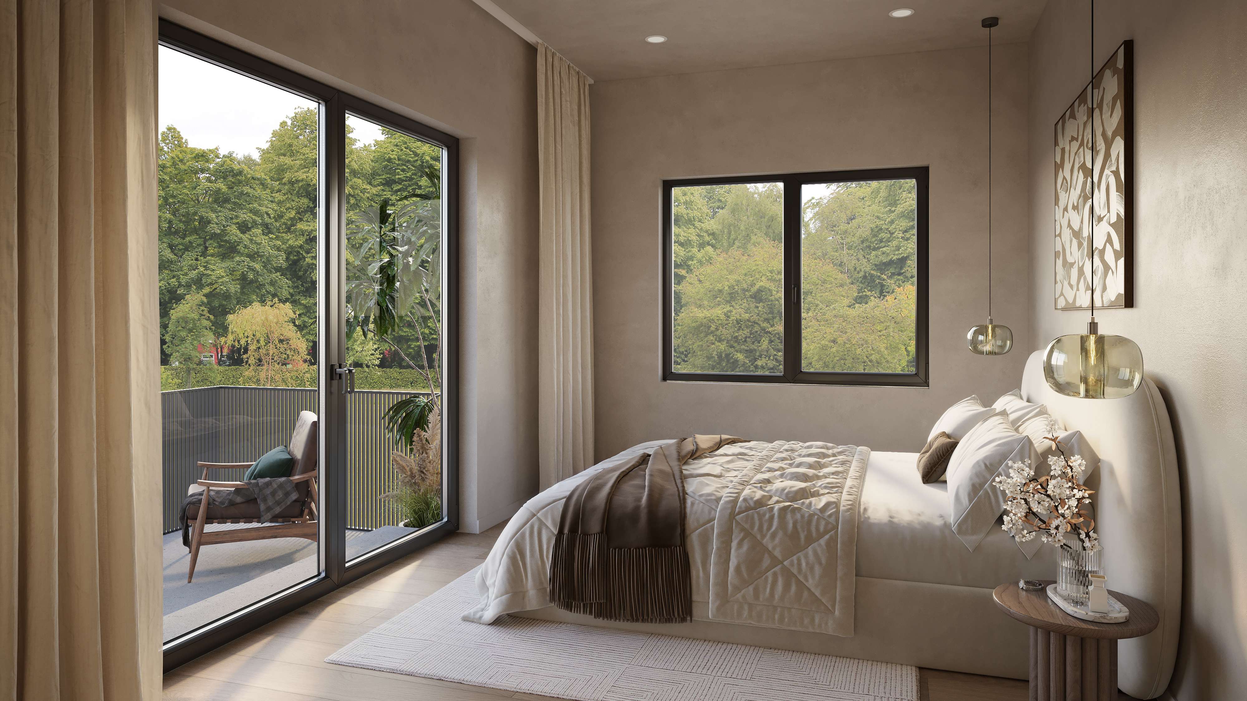 Immobilie in Vogtareuth - Vogtareuth: Neubau-Erstbezug Architektenhaus mit Doppelgarage, Terrasse, Garten und Dachterrasse - Bild 0