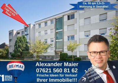 Attraktives Investment am Bodensee: Vermietete 2,5-Zimmer-Wohnung nur 5 min vom See entfernt!