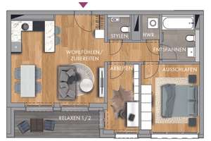 *3 Zimmer* großer SÜDBALKON mit Blick ins Grüne * EBK * TG * AUFZUG * ENERGIEKONZEPT* – Friedrich-Bosse-Straße 69, 4159 Möckern, Leipzig – Vorschaubild 11