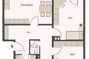 3,5-Zimmer-Wohnung mit Balkon, Garage & durchdachtem Grundriss – Die vollständige Adresse der Immobilie erhältst du vom Anbieter., 74081 Klingenberg, Heilbronn – Vorschaubild 11