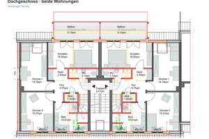 Hochwertig ausgebaute Maisonette-Wohnung mit ca. 115 m² und zwei Balkonen – 48149 Neutor, Münster – Vorschaubild 7