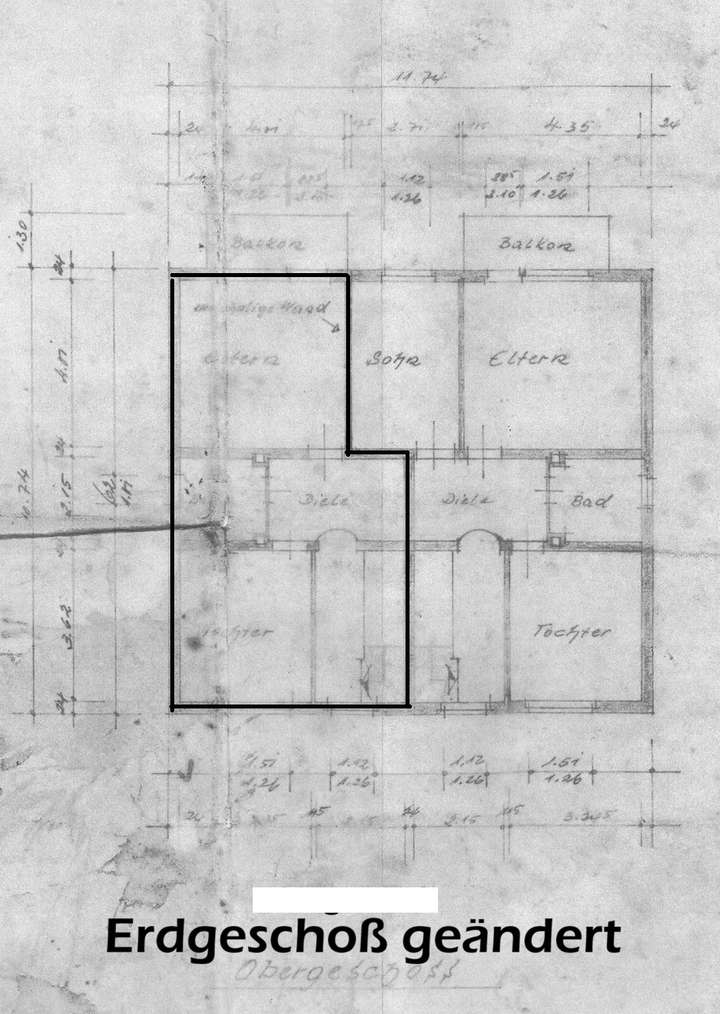 Erdgeschoß geändert