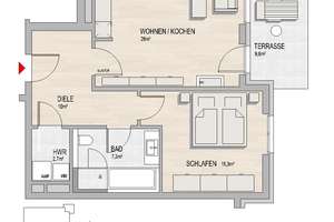 2 Zimmer Erdgeschoss Wohnung mit Terrasse – Carl-Bender-Straße 12, 65197 Dotzheim, Wiesbaden – Vorschaubild 6