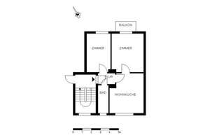 Schicke 3-Zimmer-Wohnung mit Balkon – Hegeweg 9, 28779 Lüssum-Bockhorn, Bremen – Vorschaubild 6