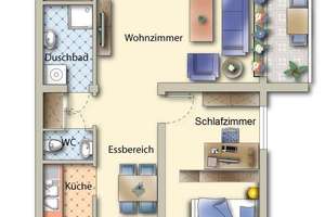5859 - Rheinstadt Düsseldorf-Urdenbach! Vermietete 2-Zimmerwohnung mit Aufzug! – Die vollständige Adresse der Immobilie erhältst du vom Anbieter., 40593 Urdenbach, Düsseldorf – Vorschaubild 10