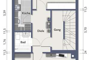 Kapitalanleger aufgepasst: Reihenmittelhaus mit 3 Wohneinheiten – Die vollständige Adresse der Immobilie erhältst du vom Anbieter., 89075 Böfingen, Ulm – Vorschaubild 25