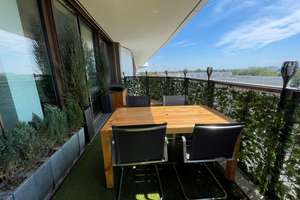 Nachmieter gesucht: 3ZKB, 90qm , 5. OG ,  900 (!) qm Dachterrasse, Alpenblick, Balkon, TG-Stellplatz – Hermann-Weinhauser-Strasse 67, 81673 Echarding, München – Vorschaubild 4