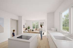 Neubau Doppelhaushälfte in massiver Bauweise (EH55) Energieklasse A+ – Die vollständige Adresse der Immobilie erhältst du vom Anbieter., 83064 Raubling – Vorschaubild 4
